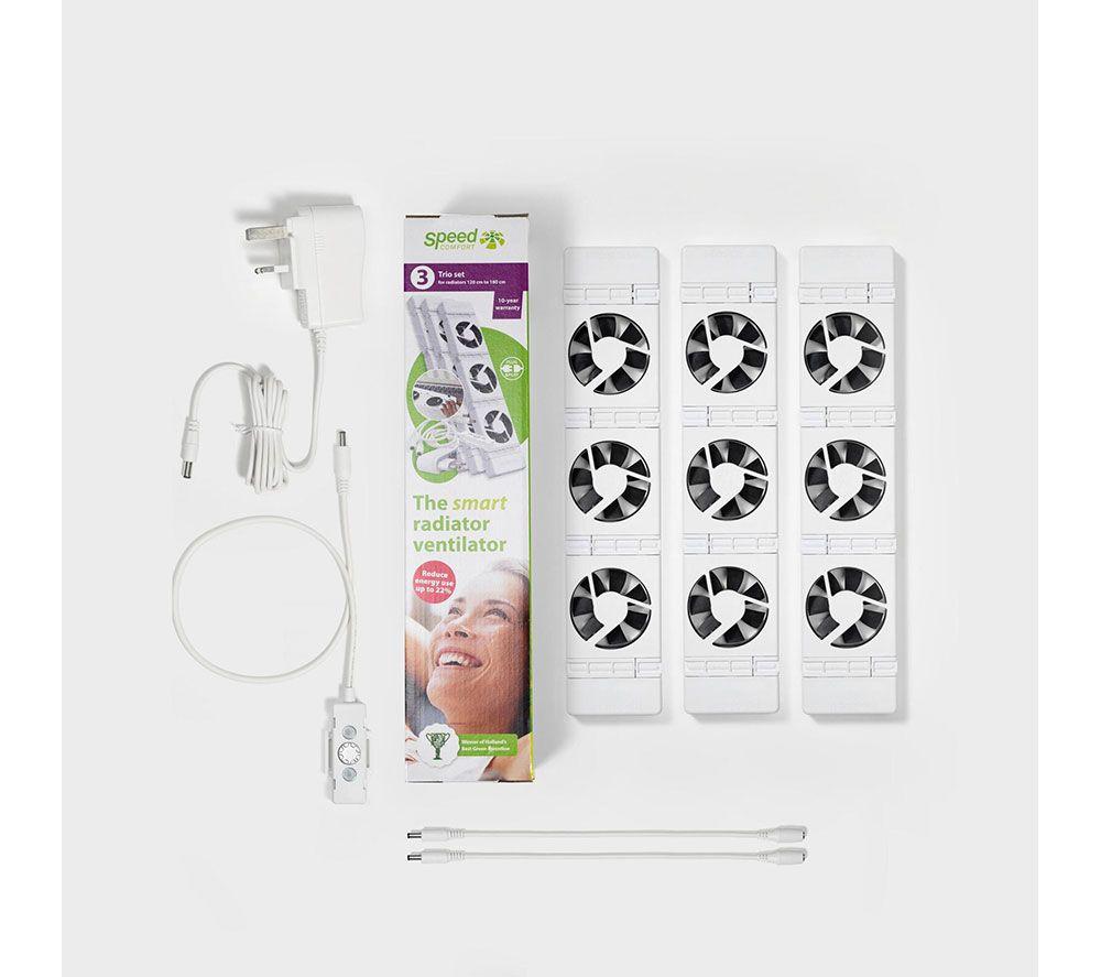 Buy SPEEDCOMFORT Trioset Smart Radiator Fan - White | Currys