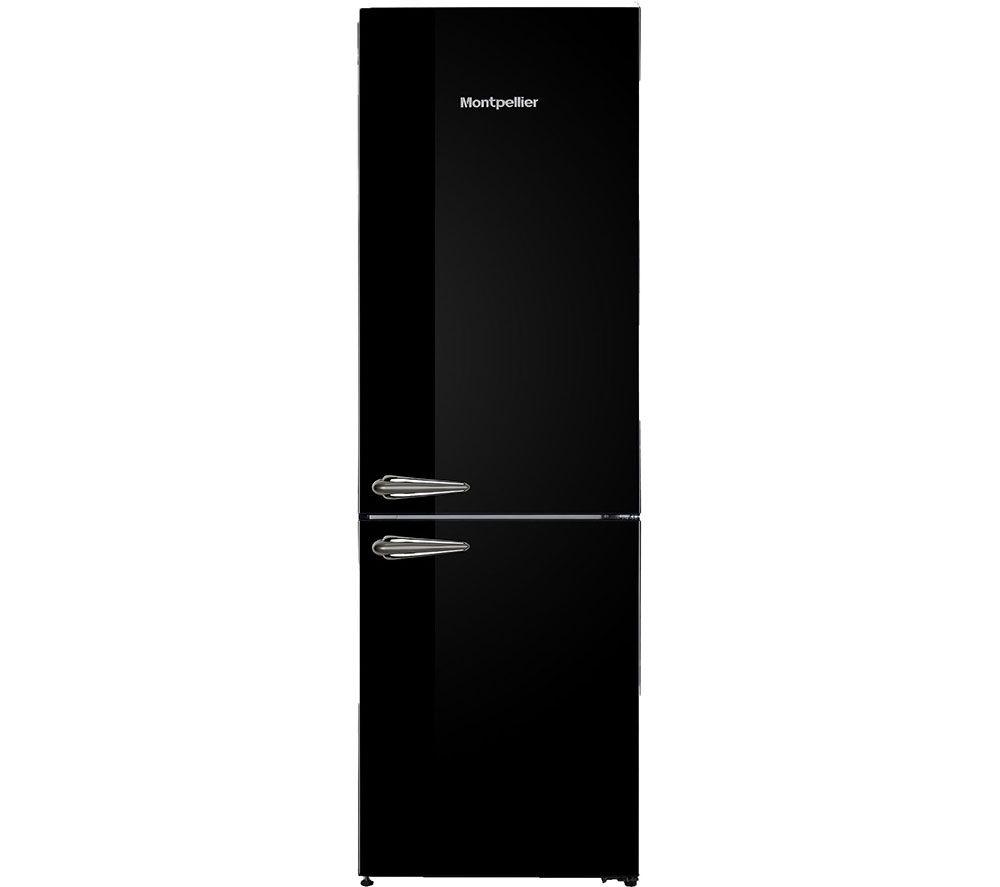 MONTPELLIER Retro MAB386EK 60/40 Fridge Freezer - Black
