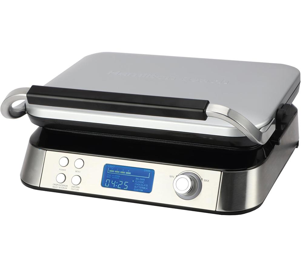Buy HAMILTON BEACH Pro Smart HB5403T Waffle Maker Silver Currys