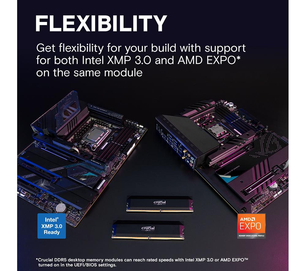 Buy CRUCIAL Pro 64 GB 5600 MHz DDR5 Memory Kit - 32 GB x 2 | Currys