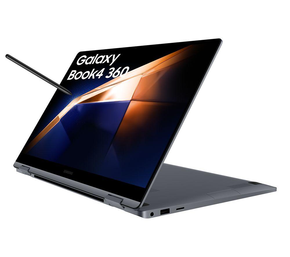 SAMSUNG Galaxy Book4 360 15.6inch 2 in 1 Laptop - Intel®Core  7, 512 GB SSD, Grey