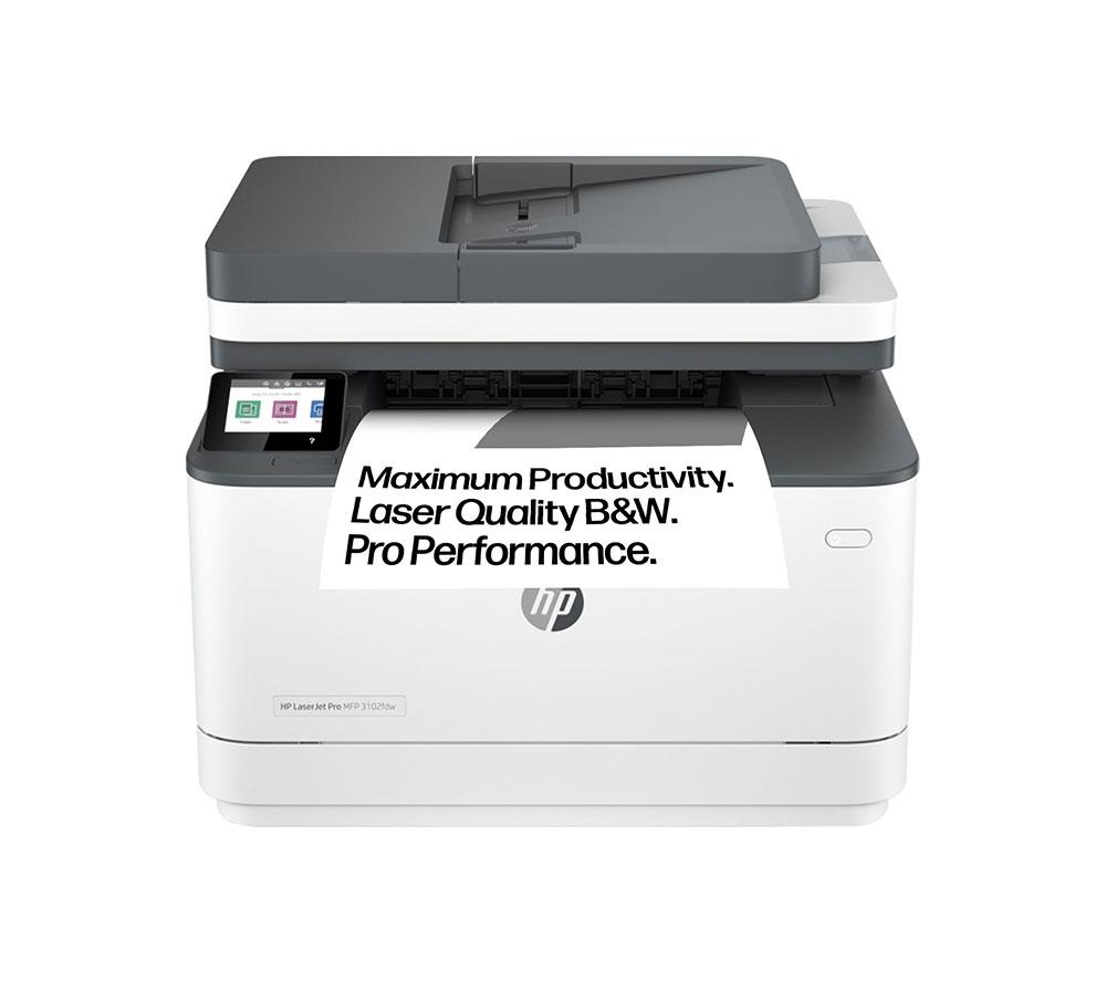 HP LaserJet Pro 3102FDW Monochrome All-in-One Wireless Laser Printer with Fax