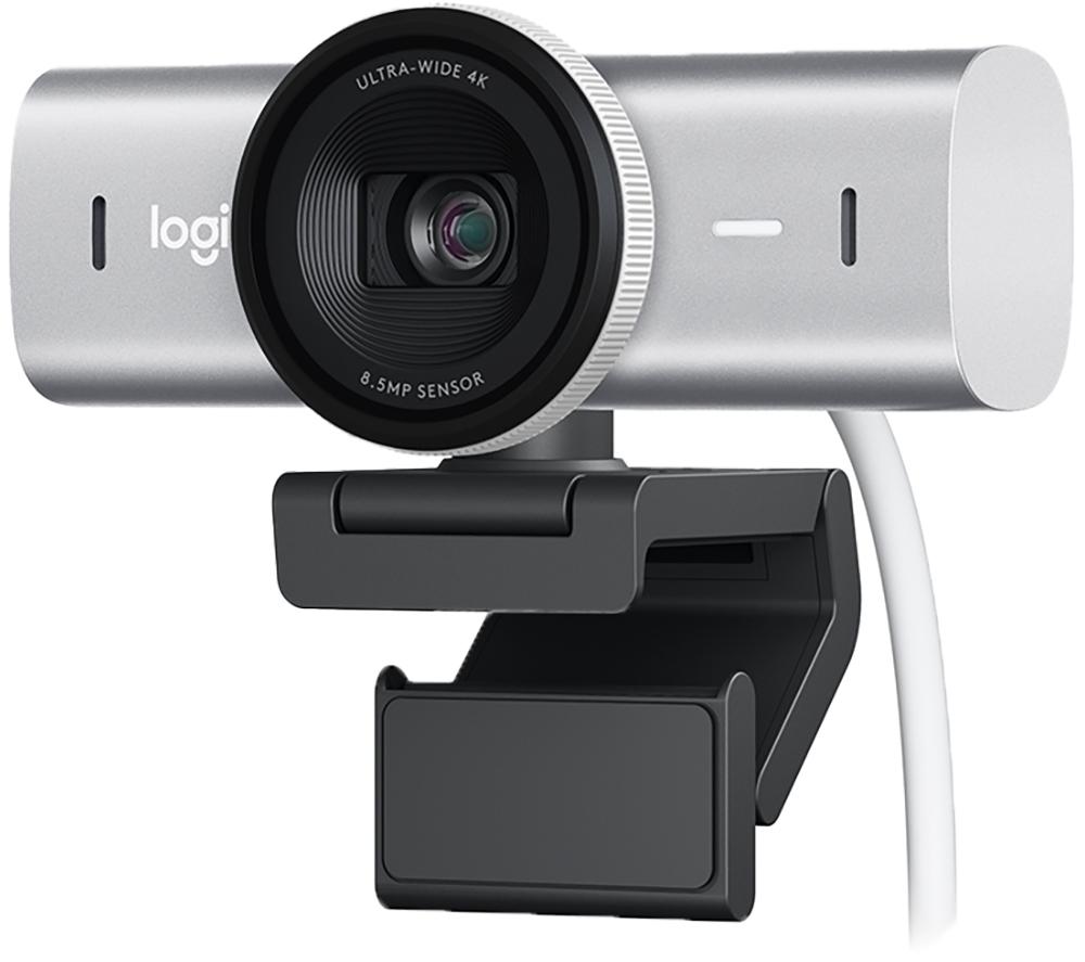 LOGITECH MX Brio 4K Ultra HD Webcam - Pale Grey