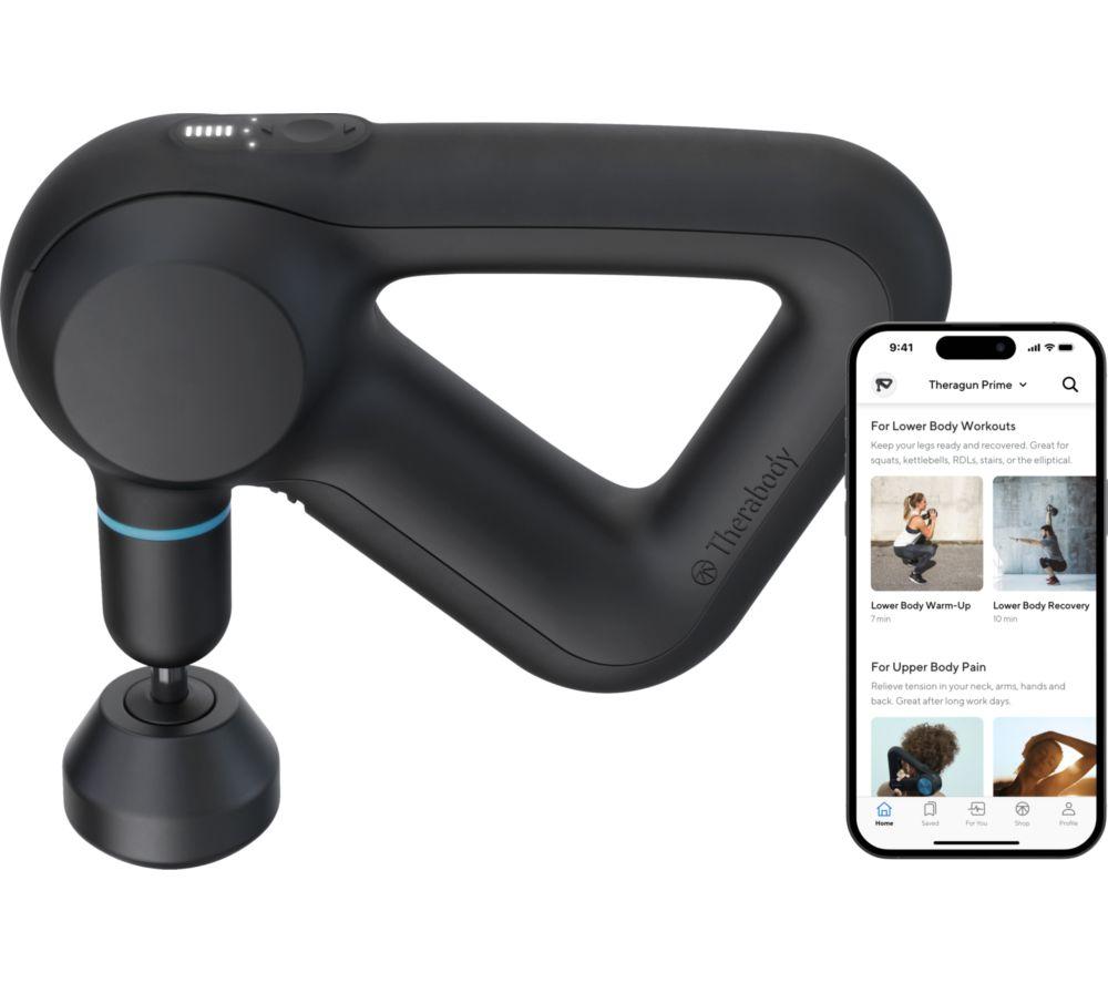 THERABODY Theragun Prime G5 Handheld Smart Percussive Therapy Device - Black