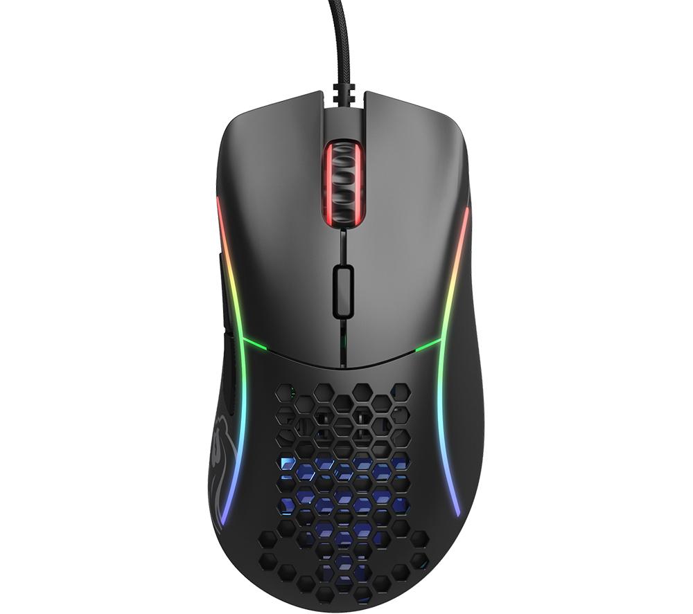 GLORIOUS Model D RGB Optical Gaming Mouse - Matte Black