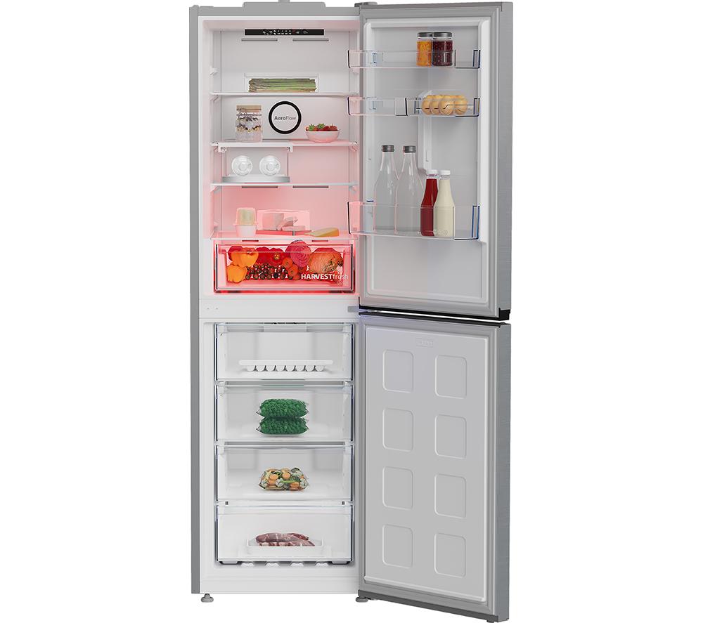 BEKO Pro HarvestFresh AeroFlow CNG4692VPS 50/50 Fridge Freezer - Stainless Steel