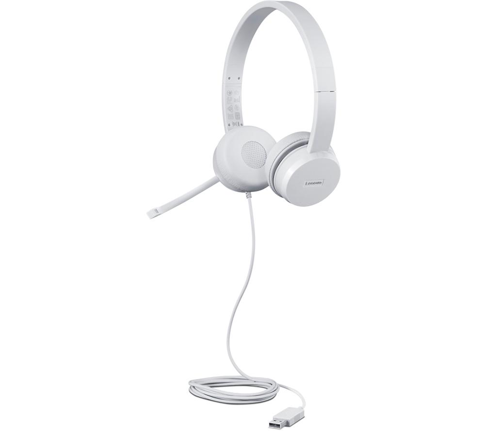 LENOVO 110 Stereo Headset - Cloud Grey