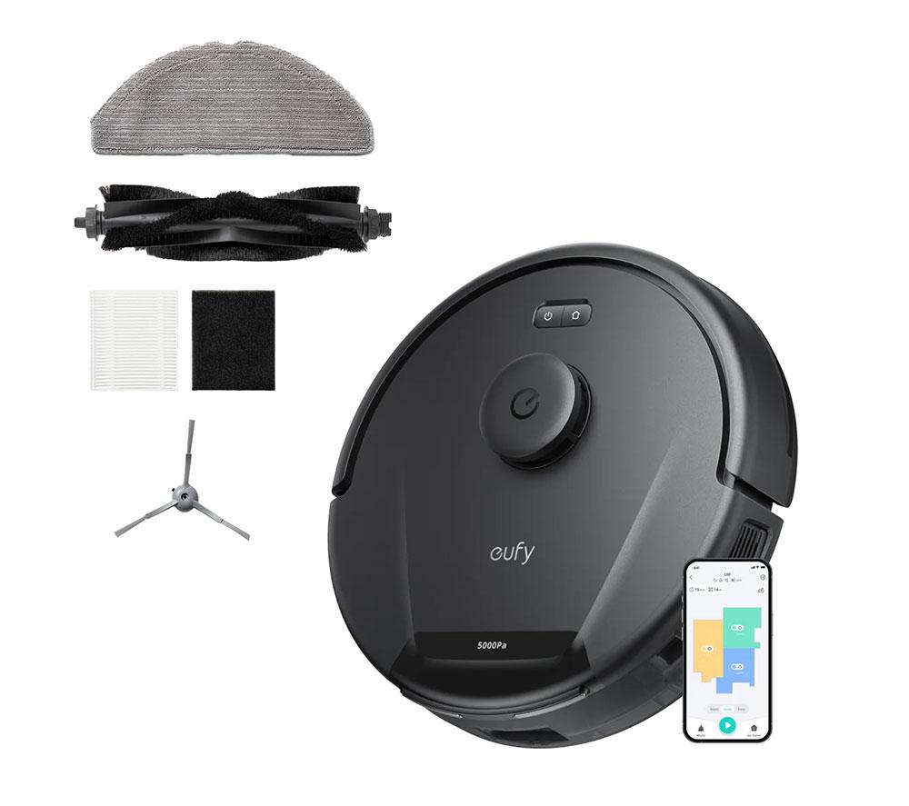 EUFY RoboVac L60 Hybrid Robot Vacuum Cleaner - Black