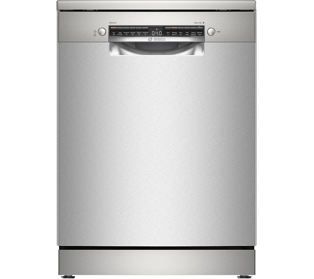 BOSCH Series 4 SMS4EKI06G Full-size Dishwasher - Silver, Silver/Grey