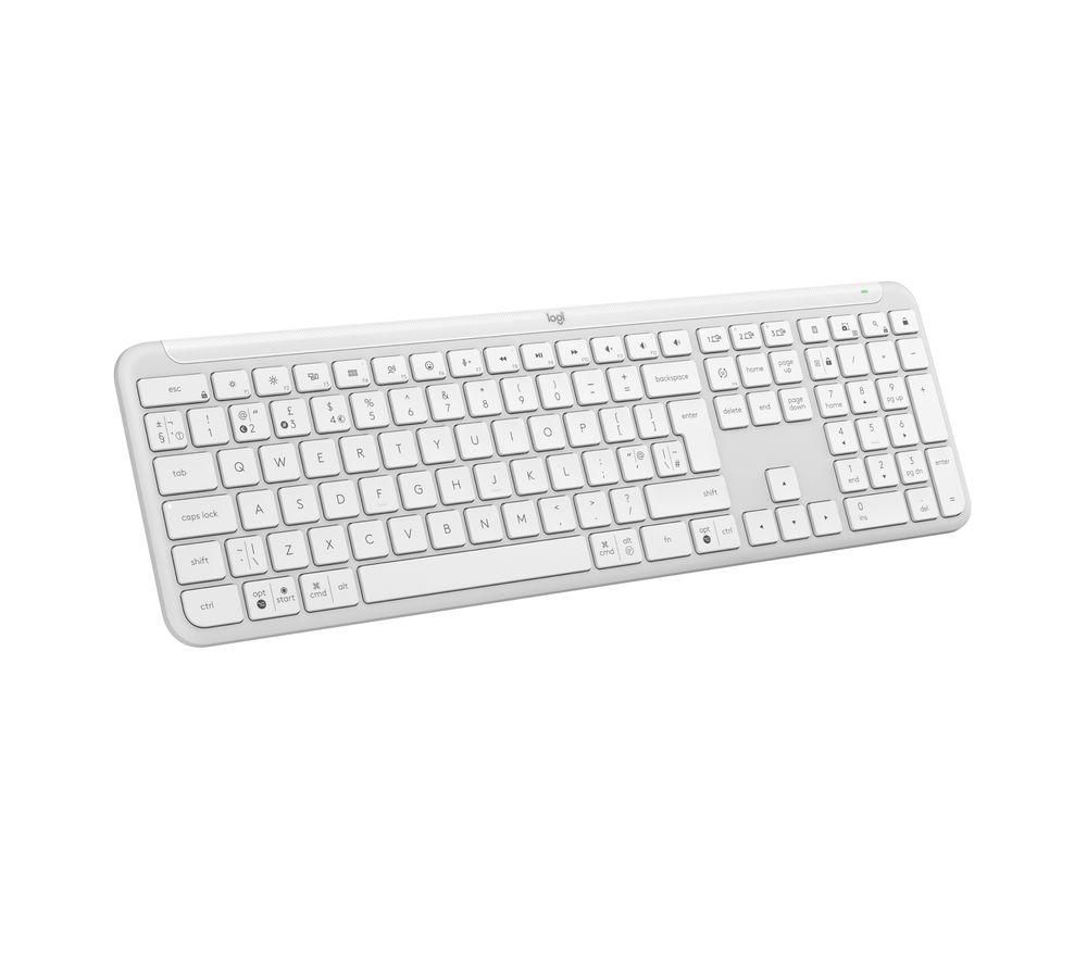 LOGITECH Signature Slim K950 Wireless Keyboard - White