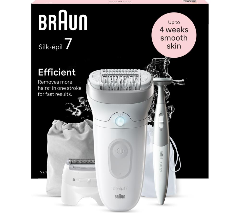BRAUN Silk-épil 7 SE7-241 Wet & Dry Epilator - Grey