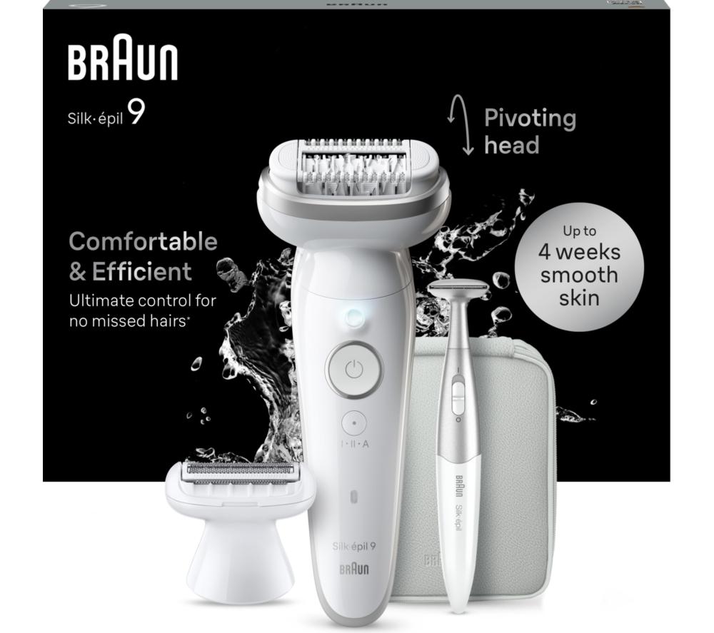 BRAUN Silk-épil 9 SE9-241 Wet & Dry Epilator - White