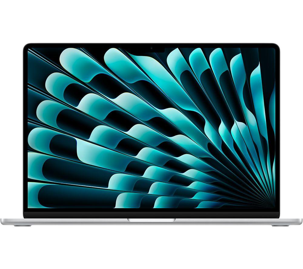 APPLE MacBook Air 15.3 (2024) - M3, 256 GB SSD, Silver, Silver/Grey