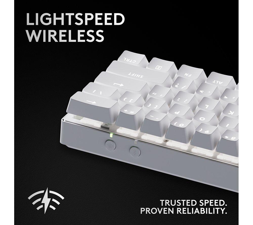 Buy LOGITECH PRO X 60 LIGHTSPEED Wireless Gaming Keyboard - White