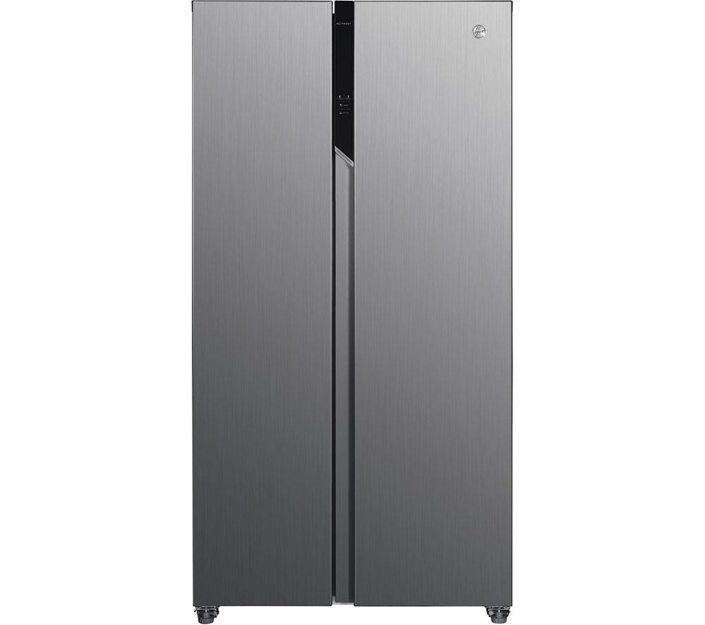 HOOVER HHSBSO-6174XK-1 American-Style Fridge Freezer - Stainless Steel, Stainless Steel