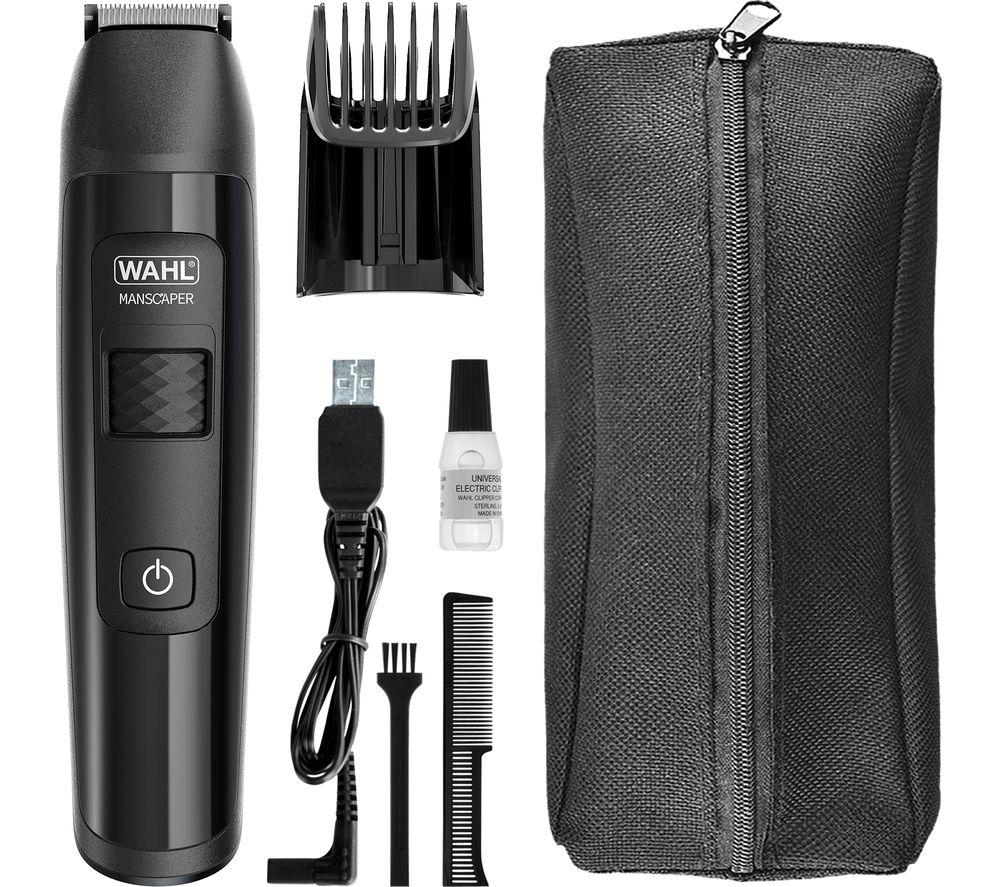 WAHL Manscaper 1065-800 Wet & Dry Body Groomer - Black