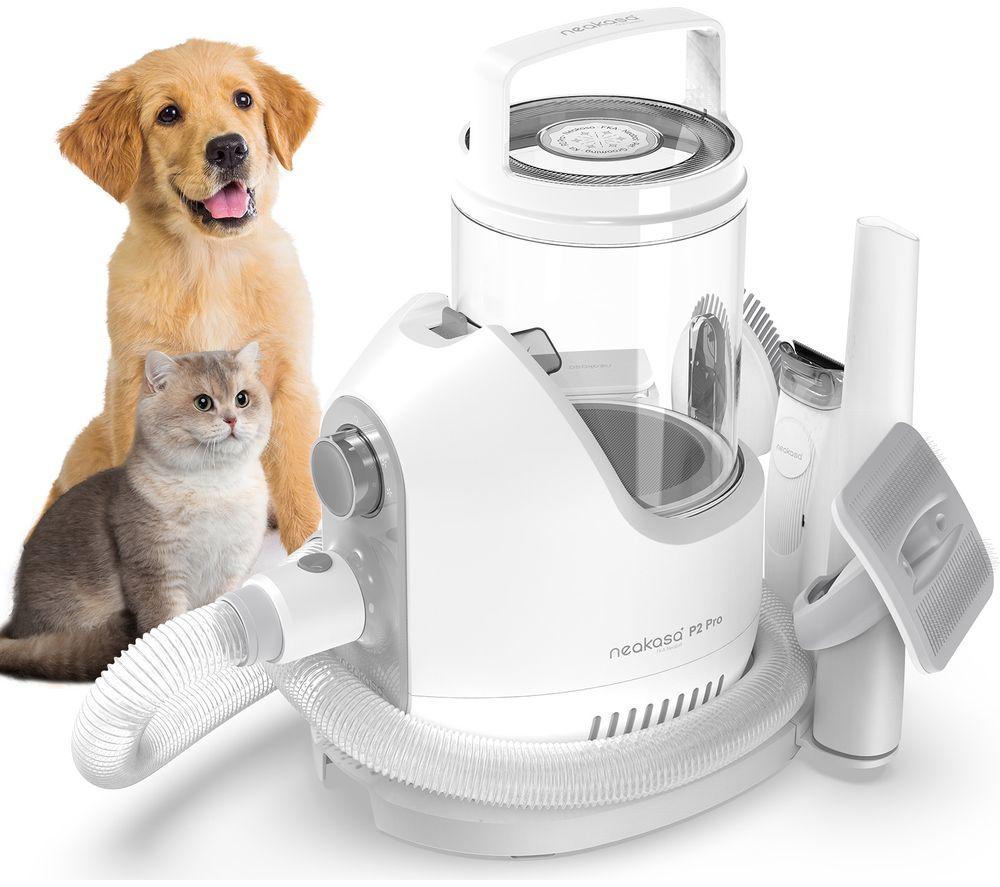 NEAKASA P2 Pro Dog & Cat Grooming Kit with Vacuum - White