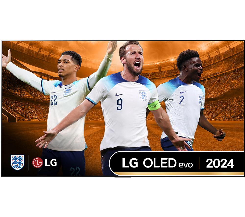77 LG OLED77G45LW  Smart 4K Ultra HD HDR OLED TV with Wall Mount, Silver/Grey