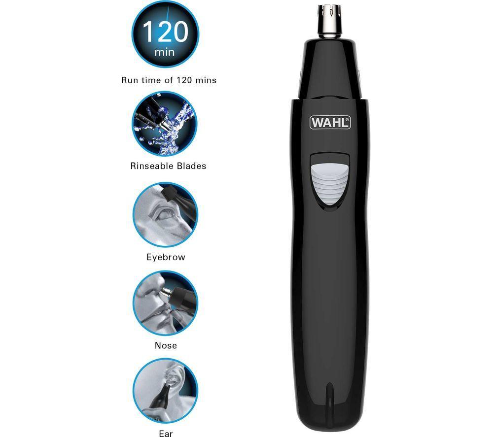 WAHL 9865-2401 Eye, Nose & Eyebrow Trimmer Kit - Black
