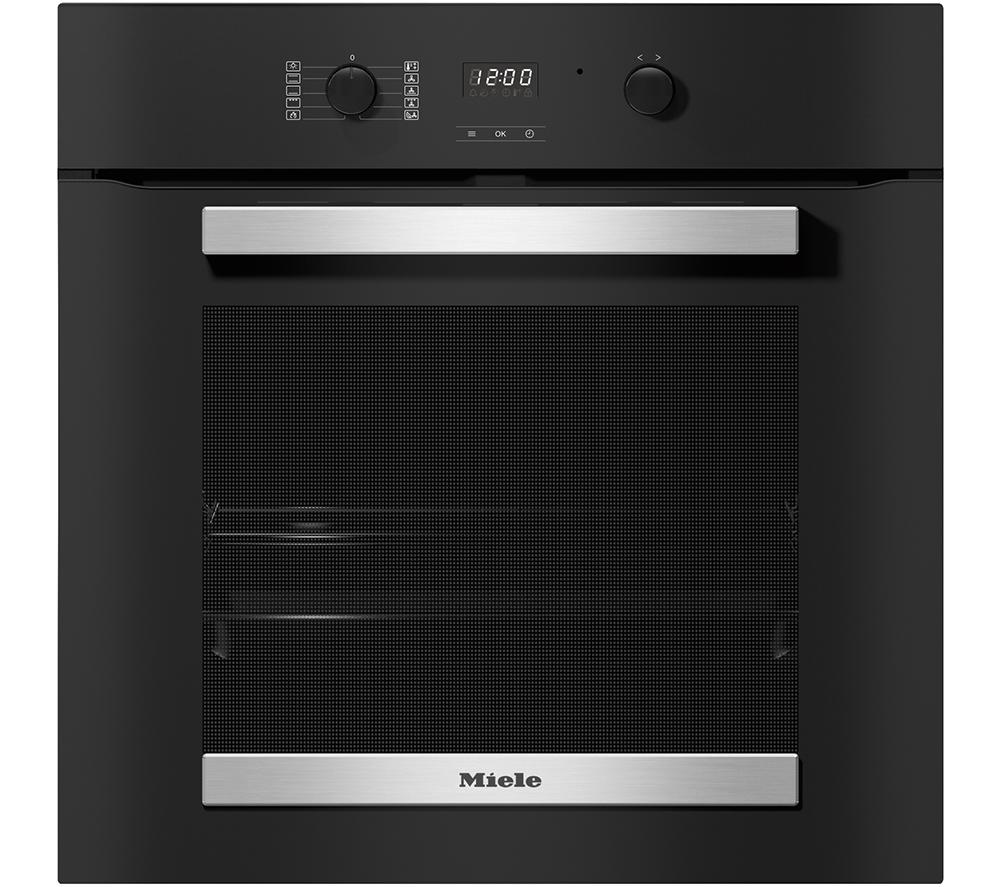MIELE H2455BP Electric Pyrolytic Smart Oven - Black & Stainless Steel