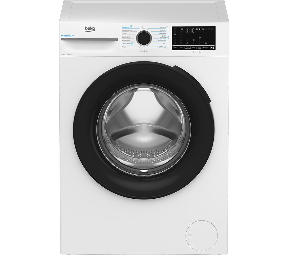 BEKO Pro EnergySpin IronFast BM3WT4104IW 10 kg 1400 Spin Washing Machine - White