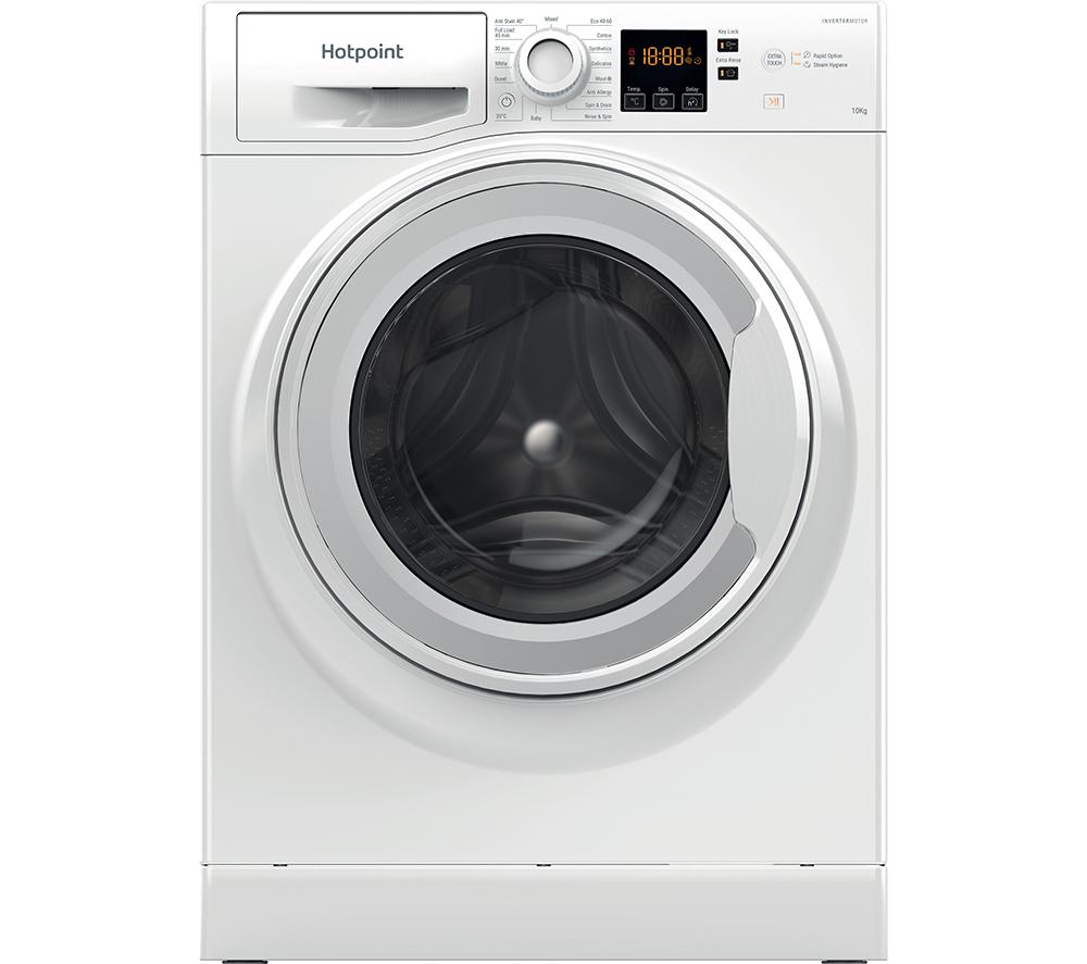 HOTPOINT Anti-Stain NSWM 1046 W UK 10 kg 1400 Spin Washing Machine - White