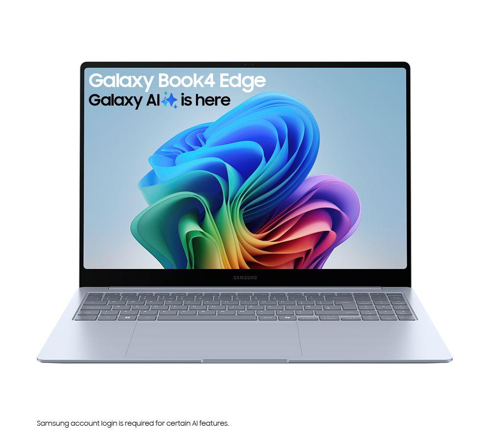 SAMSUNG Galaxy Book4 Edge 16inch Laptop, Copilot PC - Snapdragon X Elite, 1 TB SSD, Sapphire Blue