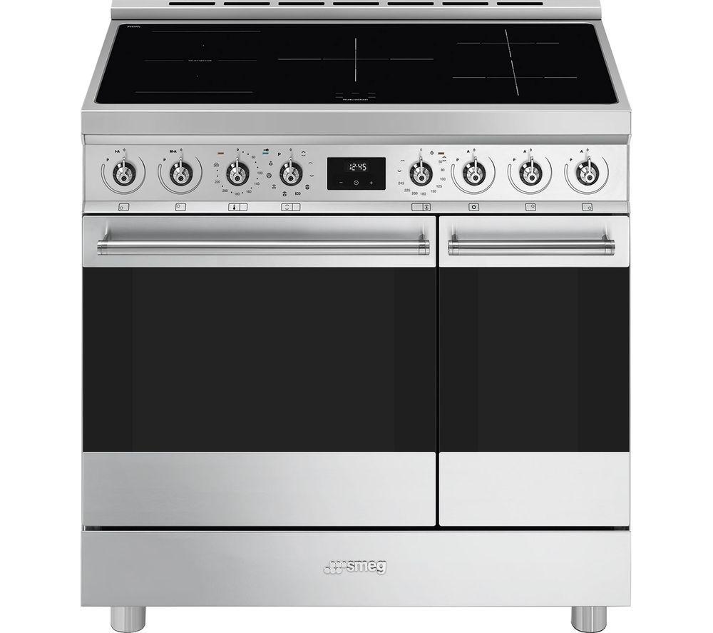 SMEG C92IPX2 90 cm Electric Induction Range Cooker - Stainless Steel