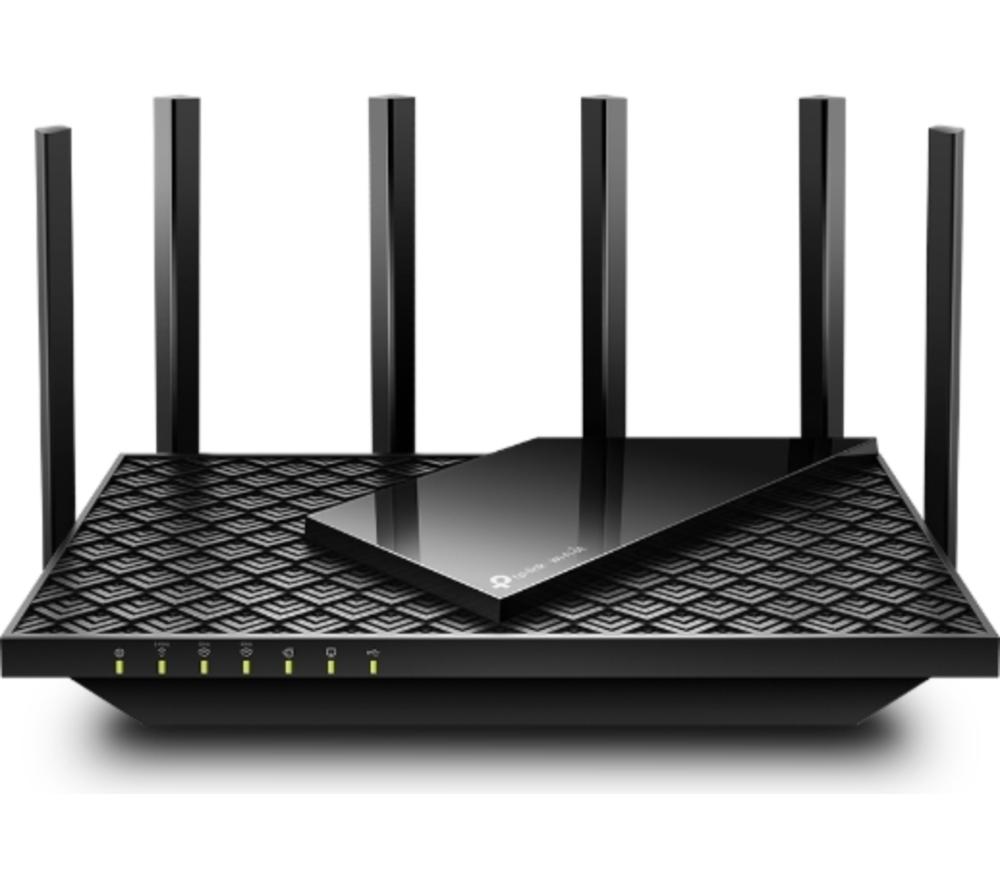 TP-LINK Archer AXE75 WiFi Cable & Fibre Router - AXE 5400, Tri-band