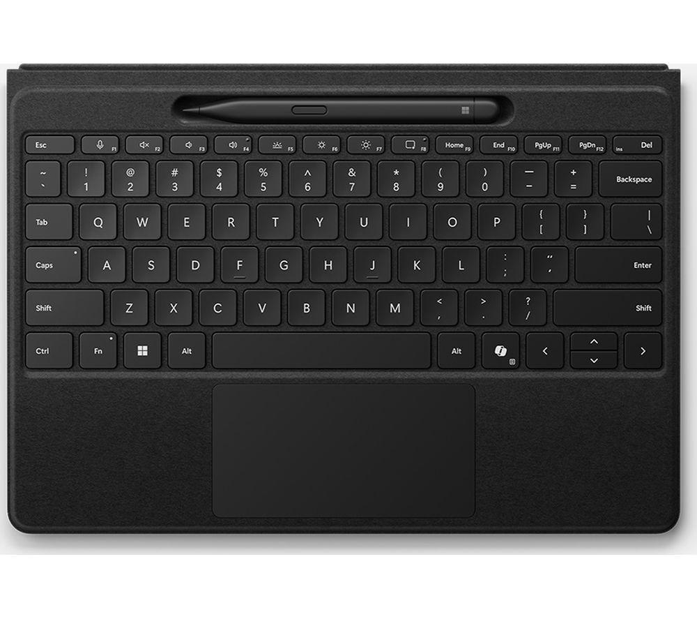 MICROSOFT Surface Pro Flex Keyboard & Surface Slim Pen 2 Bundle - Alcantara Black, Black