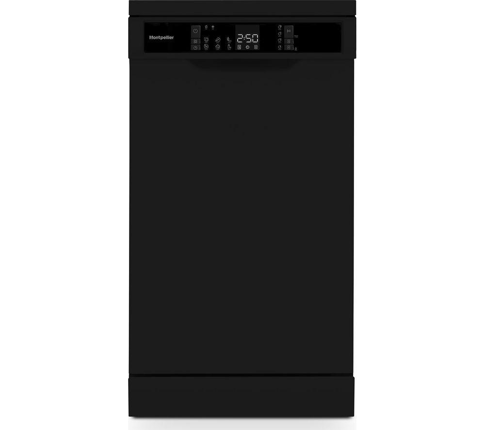 MONTPELLIER MDWD1064BK Slimline Dishwasher - Black