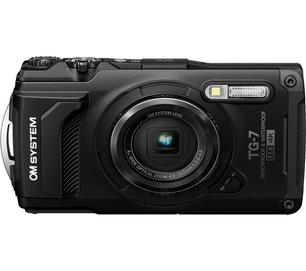 OM SYSTEM Tough TG-7 Digital Camera - Black