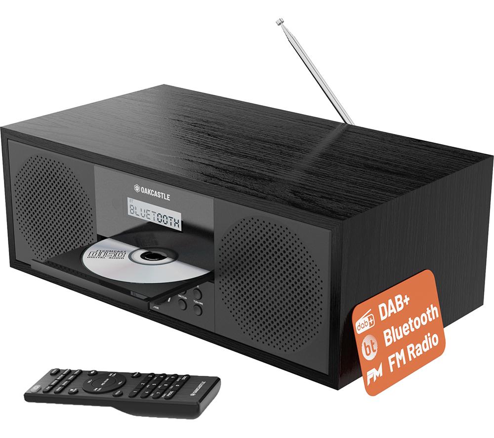 OAKCASTLE DAB500 Bluetooth All-in-One Stereo System - Black