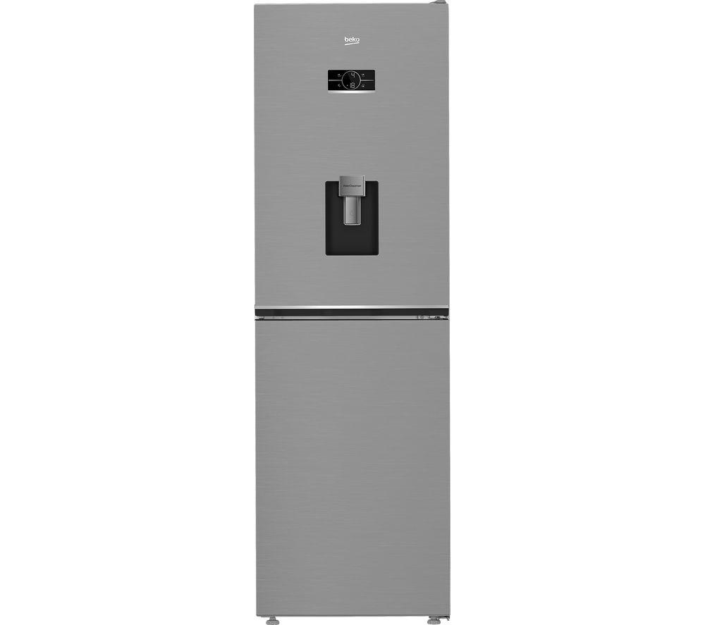 BEKO Pro HarvestFresh AeroFlow CNG4692DVPS 50/50 Fridge Freezer - Stainless Steel