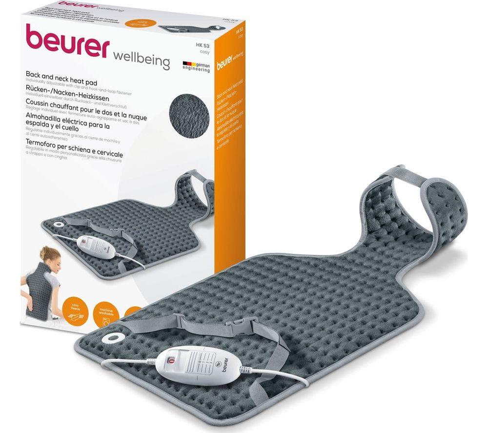 BEURER BEUHK53 Back & Neck Heat Pad - Grey