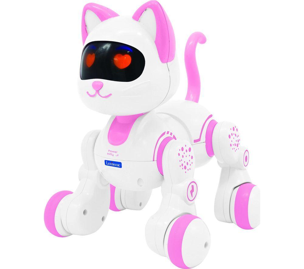 LEXIBOOK Power Kitty Robot Cat - White & Pink