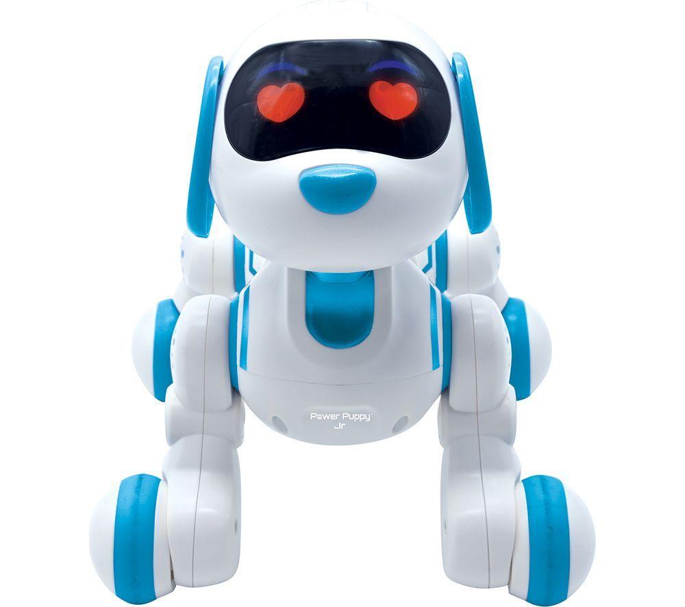 LEXIBOOK Pup01 Power Puppy Smart Robot Dog - White & Blue