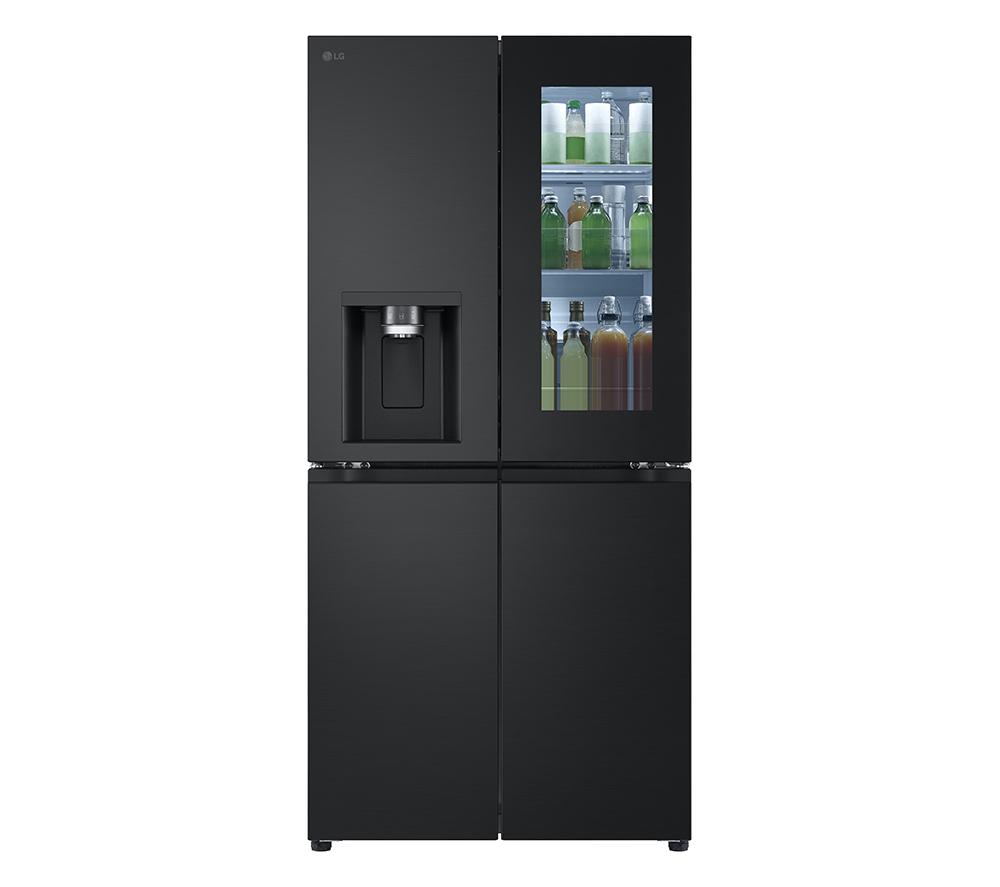 LG InstaView GMG860EPBE Smart Fridge Freezer - Matte Black