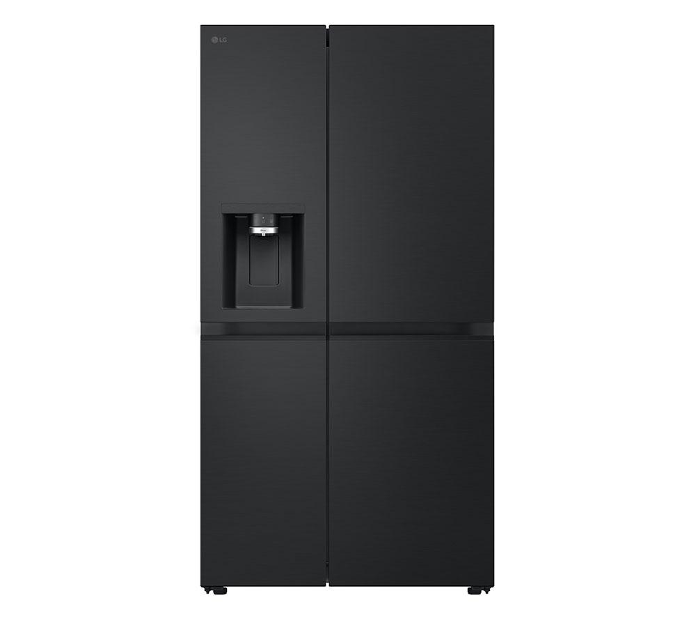 LG NatureFRESH GSLE81EPBC American-Style Smart Fridge Freezer - Essence Black Steel