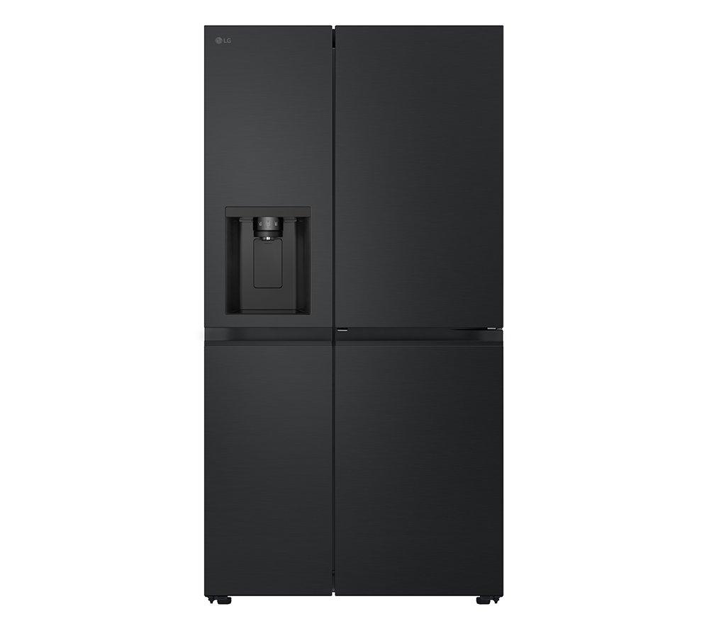 LG NatureFRESH GSJC40EPPE American-Style Fridge Freezer - Matte Black