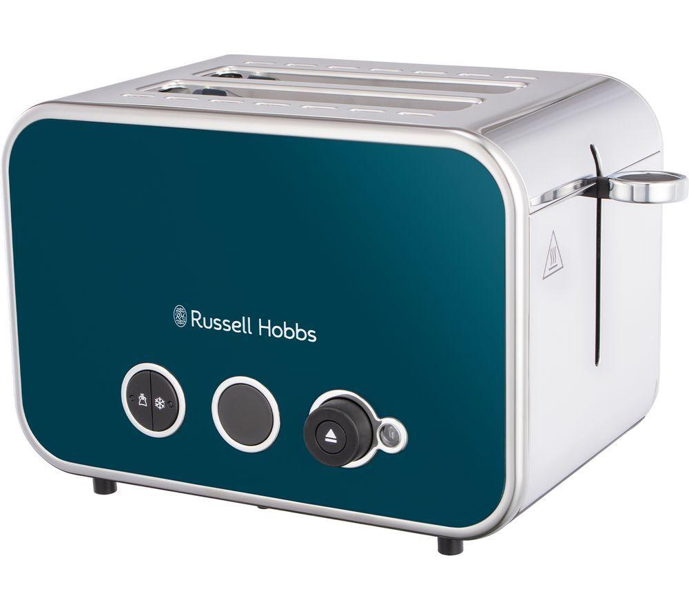 RUSSELL HOBBS Distinctions 2-Slice Toaster - Ocean Blue