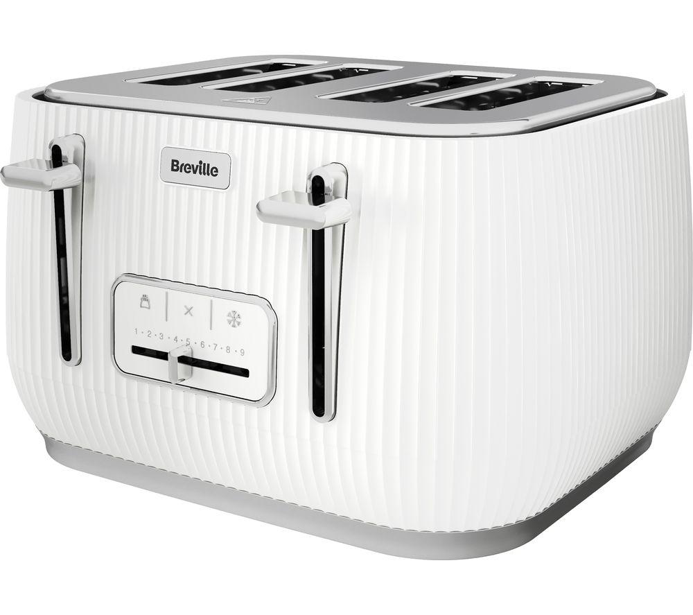 BREVILLE Linear VTR031 4-Slice Toaster - White