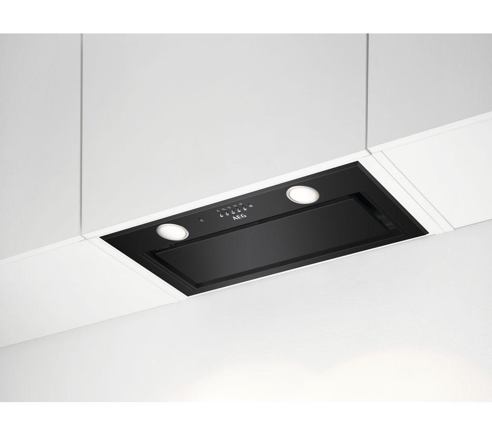 AEG DGE5661HB Canopy Cooker Hood - Matt Black