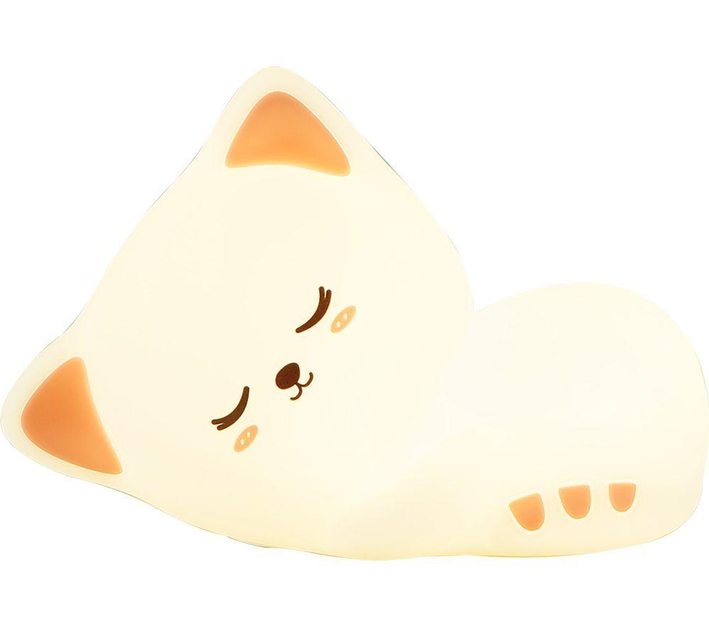 GROOV-E Cuties Sophie Kitten Kids Night Light - Multicolour