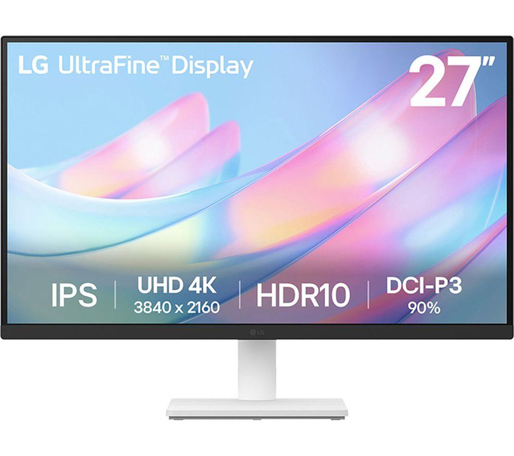 LG 27US500-W 4K Ultra HD 27inch IPS LCD Monitor - White