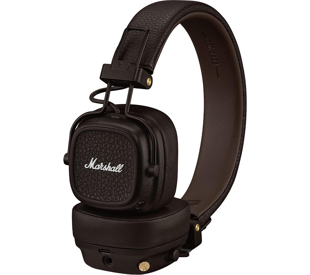 MARSHALL Major V Wireless Bluetooth Headphones - Brown