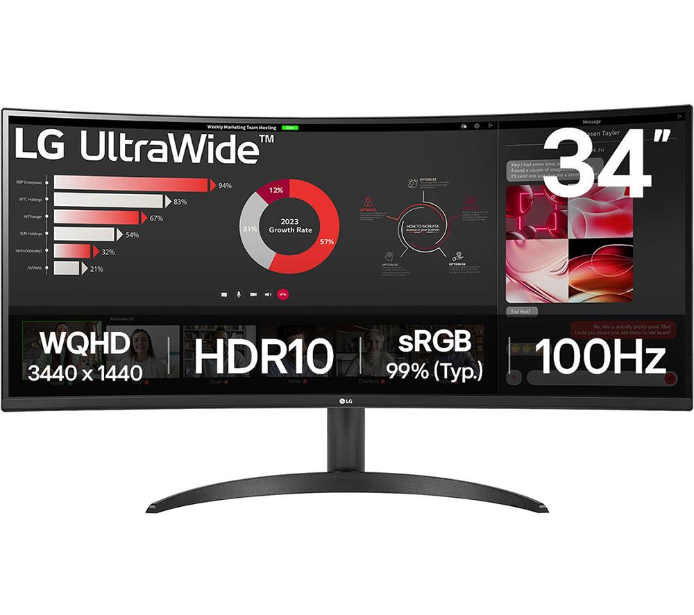 LG UltraWide 34WR50Qk-B.AEK Quad HD 34