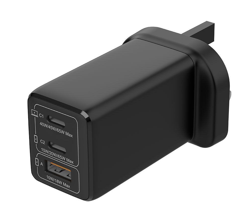 LOGIK L65GANC25C 65 W Universal USB Charger - 1.8 m