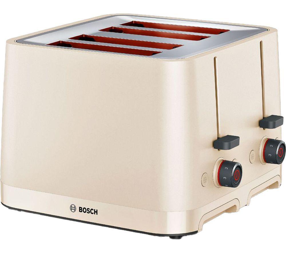 BOSCH MyMoment TAT3M147GB 4-Slice Toaster - Beige