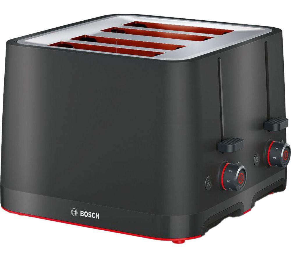 BOSCH MyMoment TAT3M143GB 4-Slice Toaster - Black